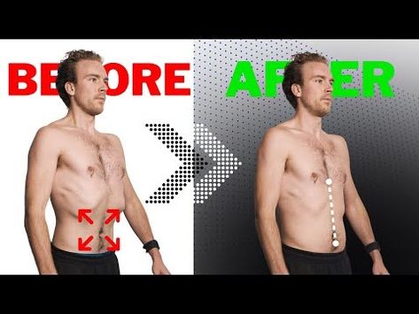 (1158) How To ACTUALLY Fix Your Rib Flare For GOOD - YouTube