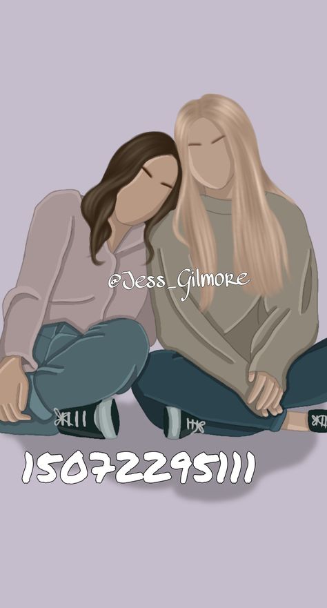 Bloxburg Decal Codes Friends, Bloxburg Pictures, Blonde And Brunette Best Friends, Picture Codes, Pastel Color Wallpaper, Diy Canvas Art Easy, Cute Family Pictures, Bloxburg Decals Codes Aesthetic, Preppy Decal