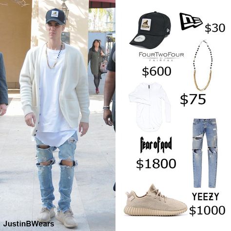 Justin Bieber Style Justin Bieber Style Outfits, Justin Bieber Dressing Style, Mens Outdoor Fashion, Justin Bieber Outfits, Yeezy Fashion, Justin Bieber Style, Outfits 2016, I Love Justin Bieber, Swag Outfits Men