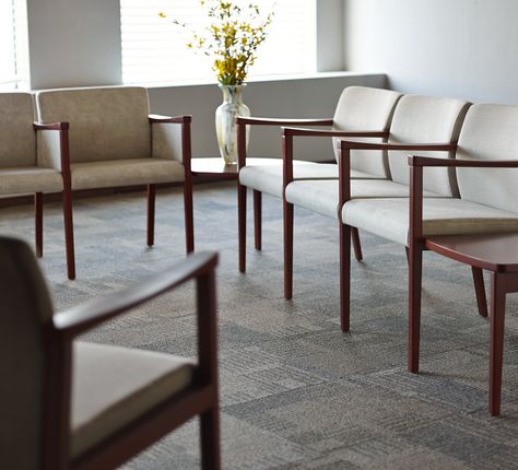 Affina features guest, multiple, modular, lobby, patient, bariatric, recliner and sleepover seating, as well as occasional tables, casegoods and pediatric seating. Affina was developed with emphasis on the patient, patient family and caregiver's comfort while maintaining a visual elegance Lobby Ideas, Dark Blue Living Room, Round Back Dining Chairs, Lobby Seating, Most Comfortable Office Chair, Blue Chairs Living Room, Interior Design Drawings, Office Plan, Lounge Ideas