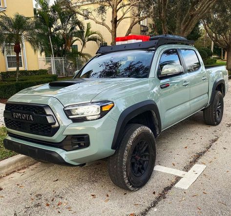 Blue Tacoma Truck, Toyota Tacoma Lunar Rock, Tacoma Truck Aesthetic, Lunar Rock Tacoma, Tacoma Lunar Rock, Blue Tacoma, Toyota Tacoma Mods, Tacoma Mods, Vision 2024