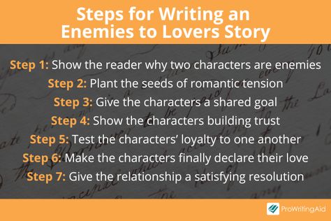 How to Write Enemies to Lovers: 5 Top Tips Enemy To Lovers Prompts, Write Enemies To Lovers, How To Write Enemies To Lovers, Enemies To Lovers Stories, Enemies To Lovers Ideas, Enemies To Lovers Prompts, Enemies To Lover, Writers Tips, Writing Expressions