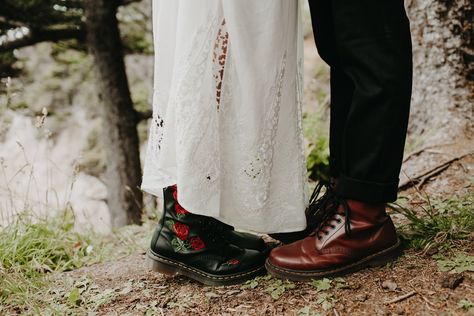 Doc Martins Wedding Doc Martin Wedding, Wedding Dress Doc Martens, Doc Martens Wedding Dress, Wedding Dress With Doc Martens, Doc Marten Wedding, Doc Martens Wedding, Wedding Docs, Wedding Doc Martens, Phil Chester