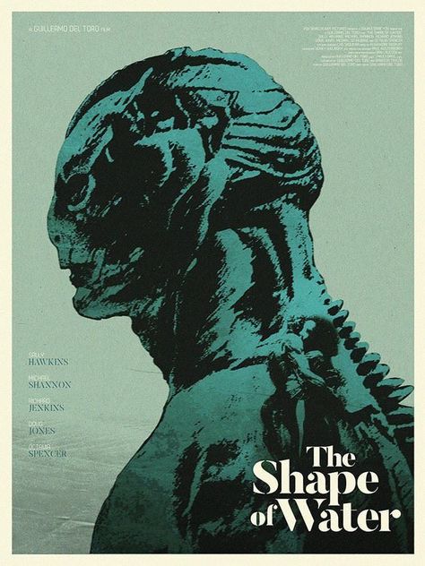 Alternative Posters, Water Movie, Shape Of Water, The Shape Of Water, Jordan Peele, Water Poster, Contemporary Fantasy, Cinema Posters, Movie Posters Minimalist