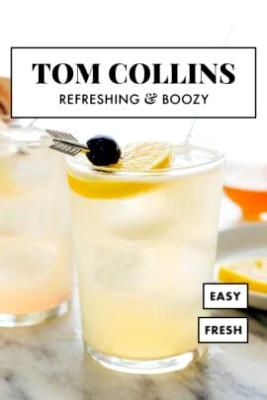 This Tom Collins recipe is the best! Tom Collins cocktails are made with gin, lemon, club soda and simple syrup. They're delightfully fizzy, delicious and refreshing. Recipe yields 1 cocktail, so multiply as needed (you can mix several at once in a cocktail shaker). Tom Collins Drink Recipes, Tom Collins Recipe, Tom Collins Cocktail, Botanist Gin, Collins Cocktail, Gin Lemon, Cherry Cocktail, Tom Collins, Hydrating Drinks