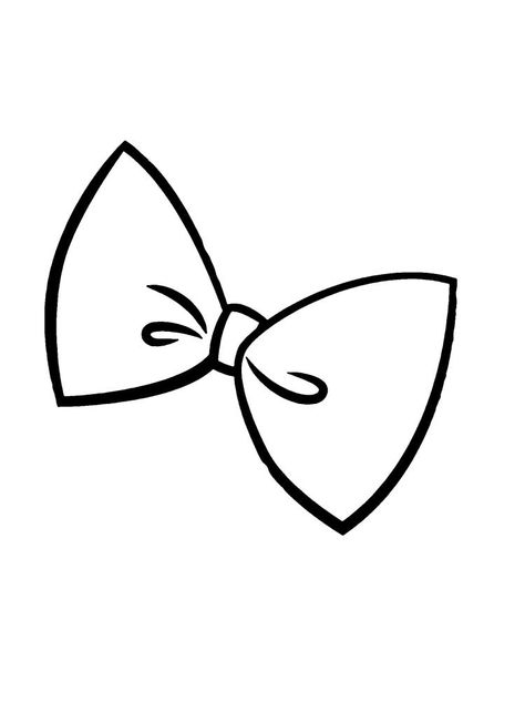 Bow Coloring Pages, Bow Drawing, Best Coloring Pages, Stencil Outline, Bow Clipart, Cute Easy Doodles, Easy Doodles, Tattoo Stencil Outline, Coloring Page Ideas