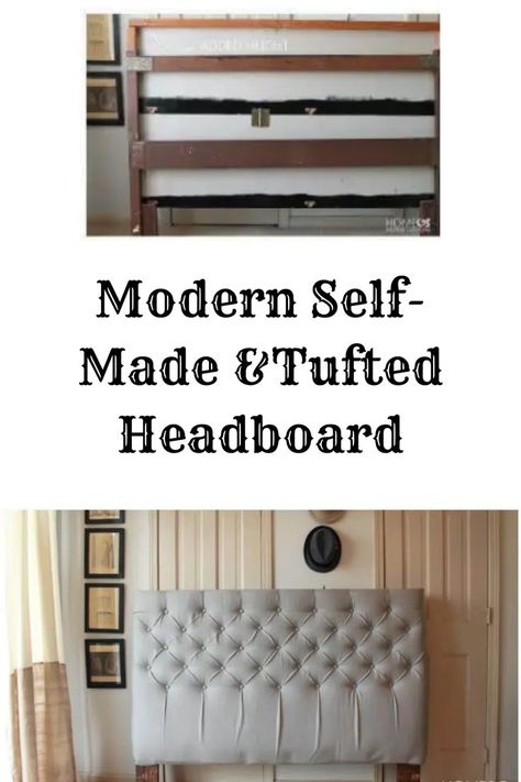 This project is all about tufting. So, you will learn here all about professional tufting and upholstering. Most importantly, you can get the amazing tufted and upholstered headboards at home for a modern vibe to your bedrooms. For this DIY tufted headboard, you need to have some wood, an MDF board, pegboard, foam, fabric, hand drill, hammer, tufting buttons, and nailhead trim if necessary. Full guide and DIY tutorial here Diy Tufted Headboard, Upholstered Headboards, Tufted Headboard, Mdf Board, Self Made, Modern Vibe, Peg Board, Upholstered Headboard, Tufting Buttons