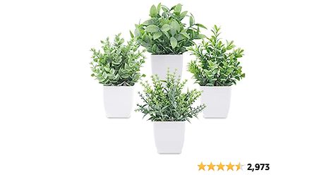 Fake House Plants, Plants For Home Decor, Fake Potted Plants, White Flower Pot, Plants For Home, Artificial Hanging Plants, Table Room, Artificial Potted Plants, Artificial Greenery