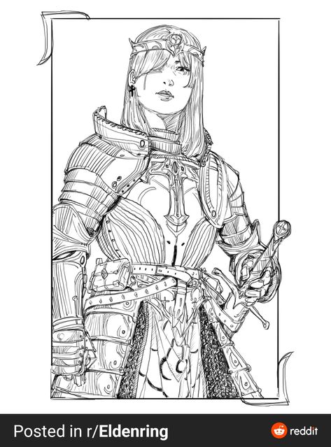 Armour Sketch, Knight Sketch, Knight Drawing, Medieval Drawings, Body Image Art, A Knight's Tale, Female Knight, Knight Art, Fantasy Costumes