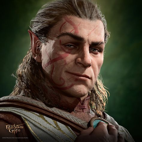 ArtStation - Baldur's Gate 3 - Antagonist Portraits Cullen Dragon Age, Baldur's Gate Portraits, Ancient Runes, Baldur's Gate 3, Forgotten Realms, Baldur's Gate, The Player, Big Art, Long Term Relationship