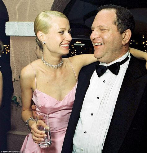 1999: Hollywood super producer Harvey Weinstein  with Gwyneth Paltrow at the Miramax post-Oscars party in Los Angeles Angelina Jolie Wedding, Rosanna Arquette, Julia Ormond, Stars D'hollywood, Shakespeare In Love, Ashley Judd, Orange Country, Glenn Close, Rose Mcgowan