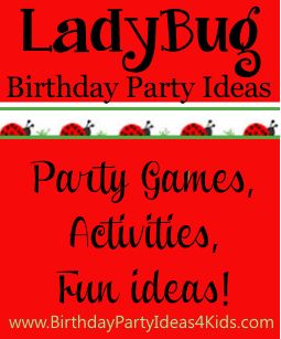 Ladybug Birthday Party Ideas Ladybug Decorations Party, Ladybug Games, Miraculous Ladybug Party Games, Ladybug Birthday Activities, Bug Themed Birthday Party Activities, Ladybug And Cat Noir Birthday Party Games, Ladybug Birthday Theme, Ladybird Party Ideas, Ladybird Birthday Theme