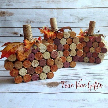 7 Fabulous Fall DIY Home Decor Projects – Sowelu Studio Wine Cork Pumpkins, Cork Pumpkins, Corks Pumpkin, Wine Cork Diy Crafts, Wine Cork Projects, Cork Crafts Diy, Wine Cork Diy, Halloween Decor Diy, Wine Cork Art