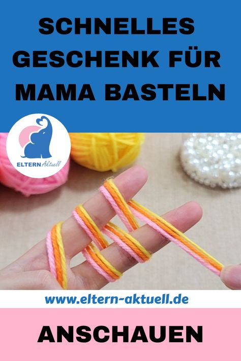 Schnelles Geschenk für Mama basteln Tolle und einfache Ideen mit Anleitungen Darüber freut sich jede Mama Aesthetic Life, Mom Diy, Pins, Quick Saves