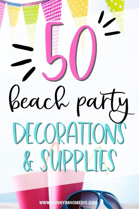 Indoor Beach Party Ideas For Adults, Beach Party Themes For Adults, Adult Beach Theme Party, Beach Party Ideas For Adults, Indoor Beach Party, Backyard Beach Party, Beach Party Ideas, Backyard Event, Beach Party Food