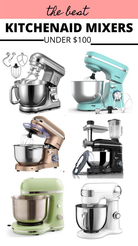 Kitchenaid Mixers Under $100 - Affordable Kitchenaid Mixer Dupes and Alternatives - Look Alikes Best Kitchenaid Mixer, Best Stand Mixer, Look Alikes, Dough Mixer, Kitchenaid Mixer, Kitchenaid Stand Mixer, Car Payment, Kitchen Mixer, Electric Mixer