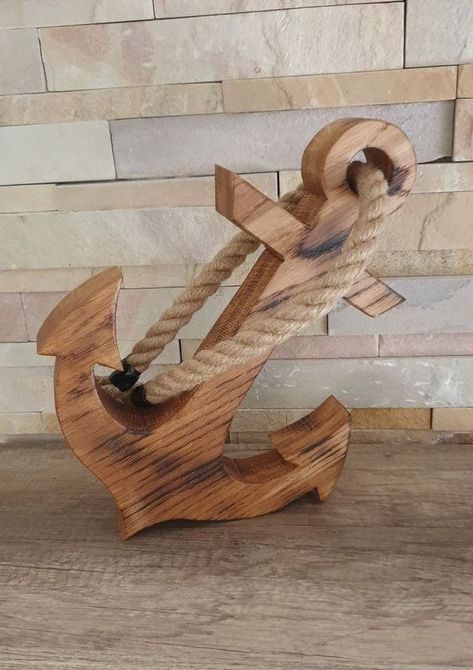 WoodWorking Idea | Stunning ❤️ | Facebook Deco Marine, Nautical Crafts, Wood Craft Projects, Wood Art Projects, Dremel Wood Carving, Diy Wooden Projects, Wood Shop Projects, Wood Carving Designs, Wood Pallet Projects