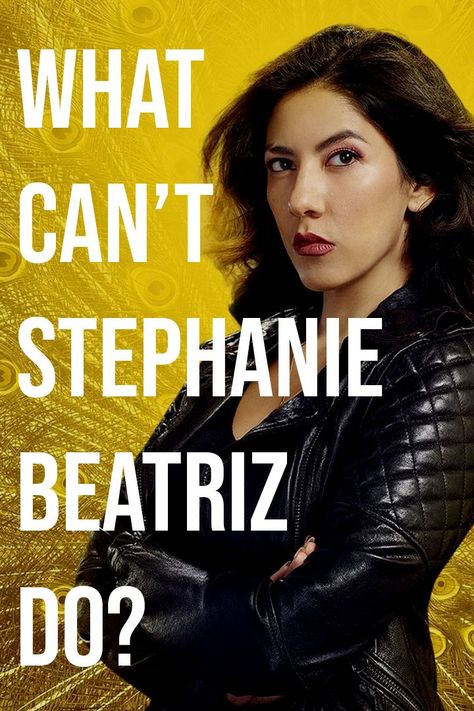 It seems like Stephanie Beatriz can do anything she sets her mind to, all while being the kind of person everyone wants to befriend. Stephanie Beatriz, Family Books, Do Anything, Look At, Tv Shows, Actresses, Media, Canning, Movie Posters