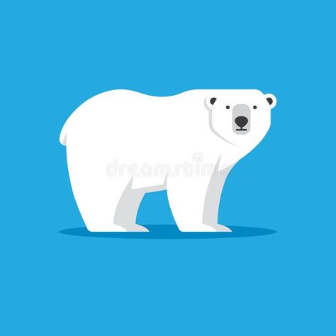 Polar bear icon in flat style. Polar bear vector illustration in flat style. Nor , #AD, #vector, #style, #North, #illustration, #bear #ad Polar Bear Vector Illustration, Polar Bear Design, Zoo Logo Design, Polar Bear Icon, Bear Vector Illustration, Cartoon Polar Bear, Polar Bear Drawing, Illustration Bear, Polar Bear Cartoon