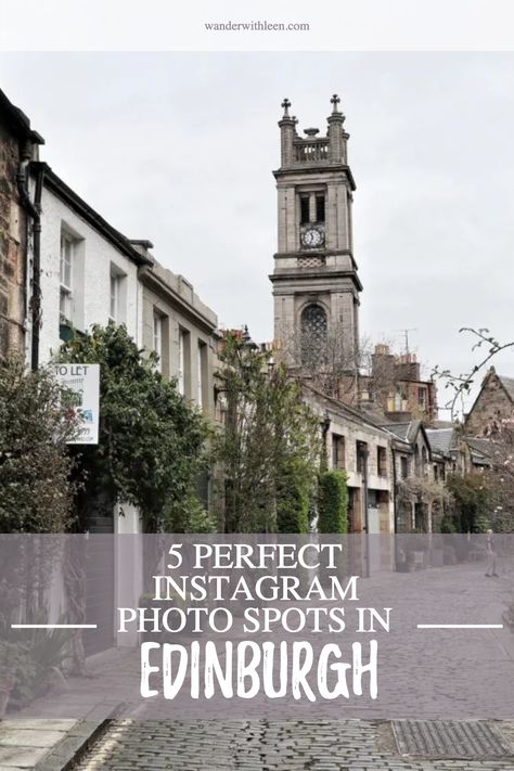 This list includes 5 hidden spots in Edinburgh, Scotland perfect for taking Instagram photos. | Edinburgh Hidden Spots | Instagram Spots in Edinburgh | Instagrammable Spots in Edinburgh | #edinburgh #visitedinburgh #thisisedinburgh #scotland #travelscotland #visitscotland #scotlandtravels Taking Instagram Photos, Outlander Filming Locations, Visit Edinburgh, Travel Scotland, Visit Scotland, Edinburgh Castle, Edinburgh Scotland, Scotland Travel, British Isles