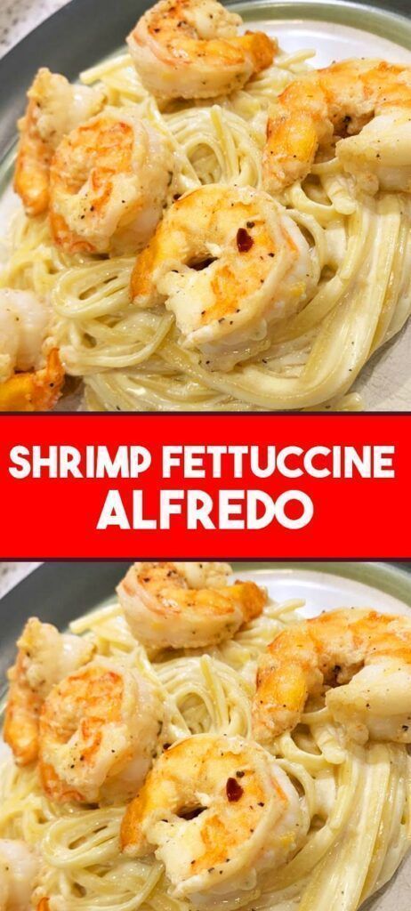 Easy Shrimp Fettuccine, Easy Shrimp Alfredo Recipe, Shrimp Fettuccine Recipes, Easy Fettuccine Alfredo, Shrimp Alfredo Pasta Recipes, Easy Fettuccine, Easy Shrimp Alfredo, Easy Shrimp Pasta, Shrimp Pasta Recipes Easy