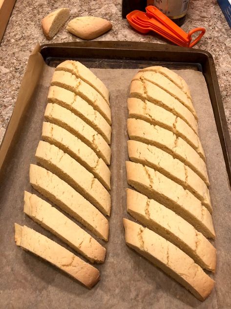 Anise Biscotti – Fran's Favs Almond Anise Biscotti Recipe, Aniseed Recipes, Biscotti Anise, Anise Biscotti, Anise Cookie Recipe, Italian Biscotti Recipe, Best Biscotti Recipe, Italian Anise Cookies, Christmas Biscotti