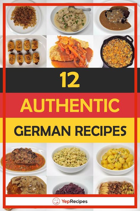 Simple German Recipes, Traditional German Food Recipes, Traditional German Recipes Dinners, Spetzel Recipe Germany, German Cuisine Recipes, Typical German Food, German Appetizers, Easy German Recipes, Bavarian Recipes