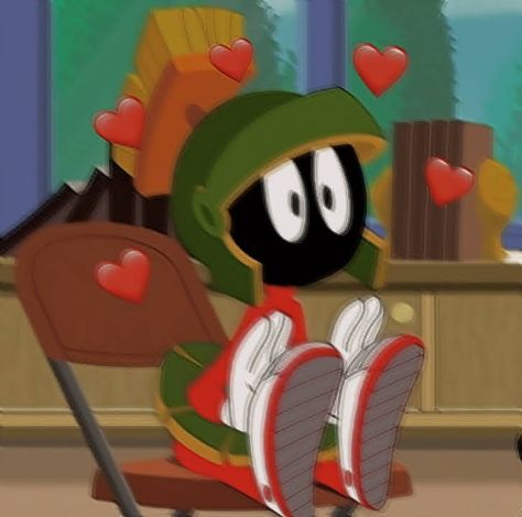 Loony Toons Aesthetic, Marvin The Martian Aesthetic, Marvin The Martian Pfp, Fan Art Dc, Duck Dodgers, Warner Brothers Cartoons, Computer Aesthetic, Marvin Martian, Alien Alien