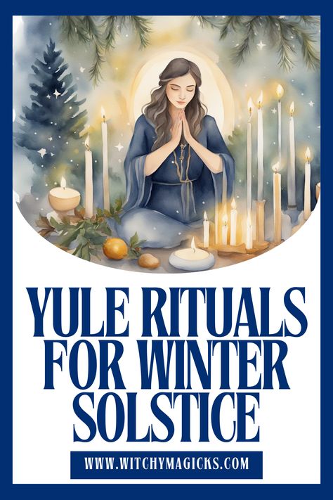 Article to explore Yule rituals for the Winter Solstice, honoring ancient traditions and celebrating renewal, light, and magic. Celebrate Yule, Sun Craft, Sacred Altar, Yule Traditions, Candle Lit Ceremony, Water Swirl, Happy Winter Solstice, Yule Gift, Witch Rituals