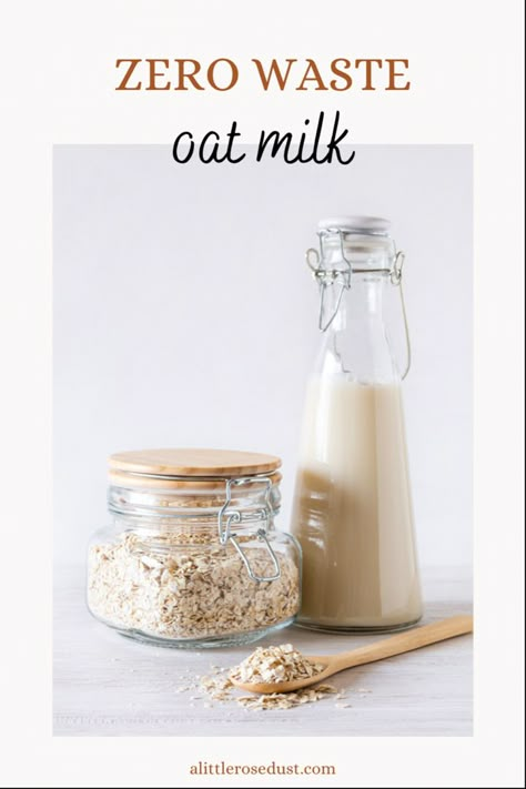 What To Do With Leftover Oats From Oat Milk, Homemade Oat Milk Recipe, Diy Oatmilk, Diy Oat Milk, American Food Recipes, Scrappy Cooking, Roasted Oats, Oat Milk Recipe, Pulp Recipe