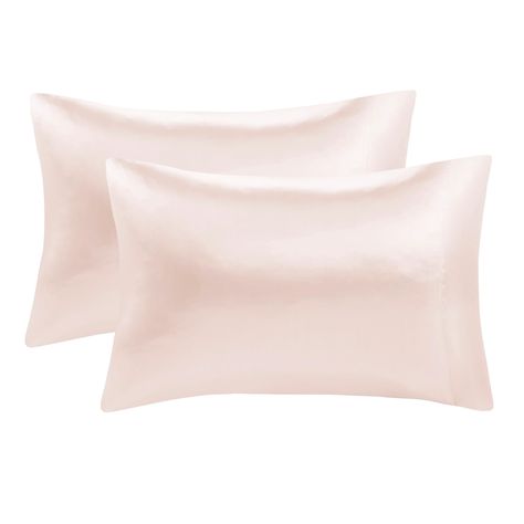 PRICES MAY VARY. 100% Polyester Solid Satin Satin softer than silk pillowcase 2 pack are gentle on your skin and hair, while helping reduce damage causing friction Premium quality pillow cases feel cool to touch, perfect summer bedding are wrinkle-free and ready to use without additional ironing or steaming Satin pillowcases softer than silk pillowcase for hair and skin are also OEKO-TEX certified for superior COMFORT and WELLNESS, as they are free from any substances or chemicals that may compr Satin Sheets, Natural Wavy Hair, Satin Pillowcase, Madison Park, Silk Pillowcase, Quality Bedding, Polyester Satin, My New Room, Hair Skin