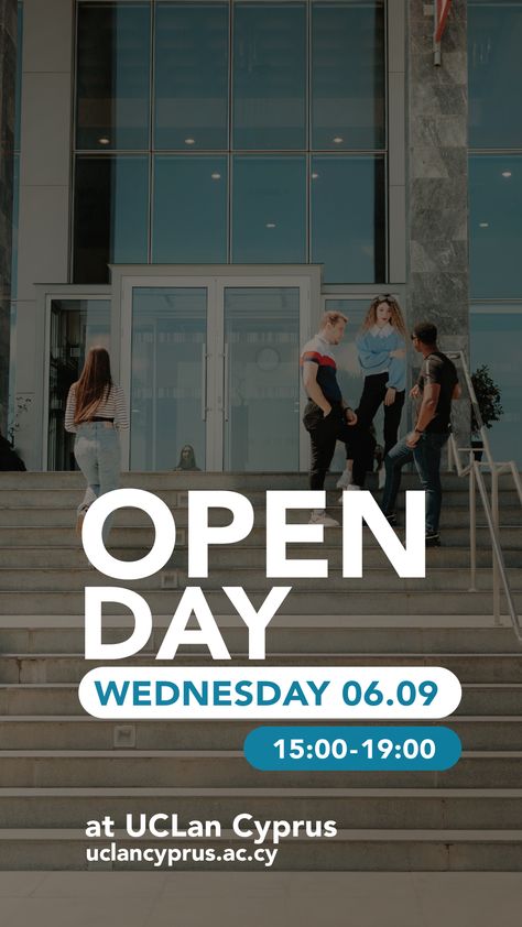 Join UCLan Cyprus’ upcoming Open Day to feel the exceptional experience, and discover the unique advantages and opportunities offered by the British University of Cyprus. University Open Day, British University, Opening Day, Cyprus, University, Feelings