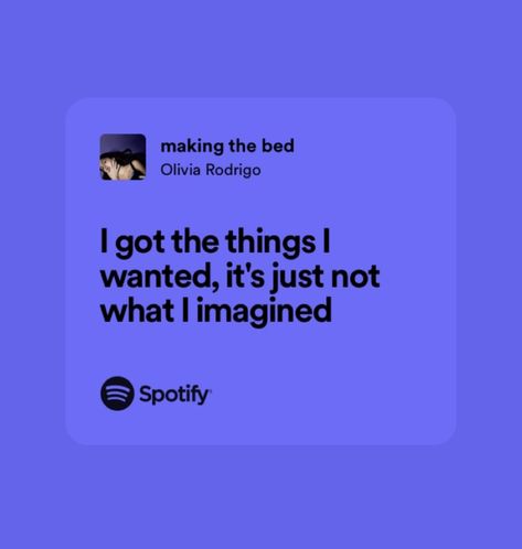 Making The Bed Lyrics, Making The Bed Olivia Rodrigo, Obsessed Lyrics, Happier Lyrics, Bed Quotes, Real Lyrics, Lyric Wallpaper, Making The Bed, Fire Lyrics