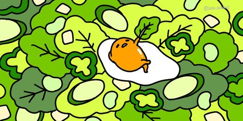 Gudetama Wallpaper Desktop, Gudetama Pfp, Gudetama Sanrio, Cute Wallpaper For Laptops, Adorable Drawings, Phone Decorations, Yellow Things, Lazy Egg, Neko Atsume