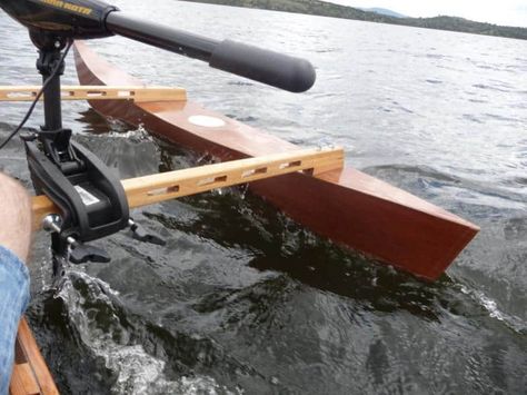 Drop-in Outrigger Plan for Canoes & Kayaks (some dinghies) Sailing Videos - Storer Boat Plans in Wood and Plywood Canoe Storage Rack, Canoe Stabilizer, Canoe Ideas, Kayak Outriggers, Sailing Kayak, Canoe Storage, Sailing Videos, Duck Boats, Sailing Canoe