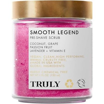 Truly Smooth Legend Pre-shave Body Scrub - 0.7 Fl Oz - Ulta Beauty : Target Shave Butter, Vegan Clean, Pore Cleansing, Skin Prep, Body Skin Care Routine, Beauty Body, Ulta Beauty, Smell Good, Body Skin