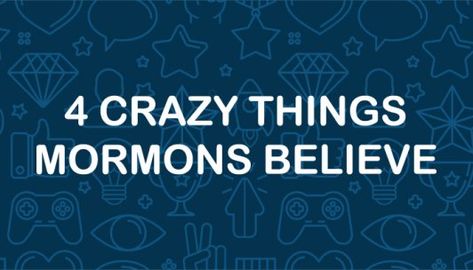 4 Crazy Things Mormons Believe Mormon Beliefs, Lds Artwork, Inspiring Pics, Mormon Memes, Mormon Messages, Family Scripture, Message For Sister, Lds Yw, Lds Church