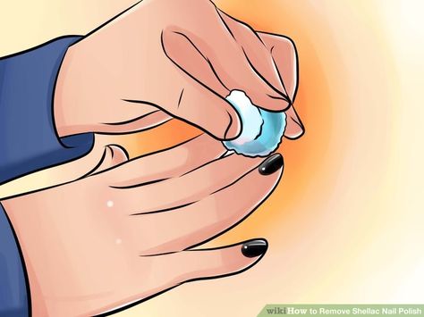 How to Remove Shellac Nail Polish Remove Shellac Polish, Shellac Nail Polish, Shellac Nail Art, Remove Acrylic Nails, Easter Nail Art, Need A Change, Shallow Bowl, Shellac Nails, Easter Nails