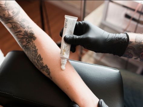 True Tattoo Supply now carries the top choice in numbing is "Zensa Numbing Cream" ... With 5% Lidocaine, Zensa Topical Anesthetic provides a numbing sensation that desensitizes skin for painful procedures including laser hair removal, waxing, tattoos, piercings and injections. ... Apply a generous layer of Zensa topical anesthetic and you're good to go after 1 - 2 hours of application. Best Tattoo Numbing Cream, Deep Tattoo, Painless Tattoo, Tattoo Cream, Numbing Cream, Blue Tattoo, Getting A Tattoo, Tattoo For Son, Healing Tattoo