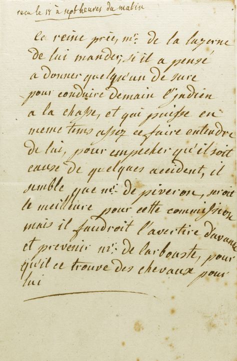 Marie-Antoinette, Queen of France UNSIGNED AUTOGRAPH LETTER TO THE COMTE DE LA LUZERNE, WRITTEN IN THE THIRD PERSON, [ABOUT THE ENVOYS OF TIPU SULTAN] French Love Letters Hand Written, Latin Calligraphy, Palace Versailles, Famous Letters, Altoids Wallet, Tipu Sultan, Queen Of France, History Queen, Prose Poetry