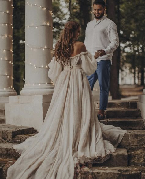 Rustic Wedding Dress, Sparkle Prom Dress, Wedding Dresses High Low, Backless Bridal Gowns, Sleeves Embroidery, Bohemian Wedding Dress Lace, Bat Sleeves, Prom Dresses With Pockets, Rustic Wedding Dresses