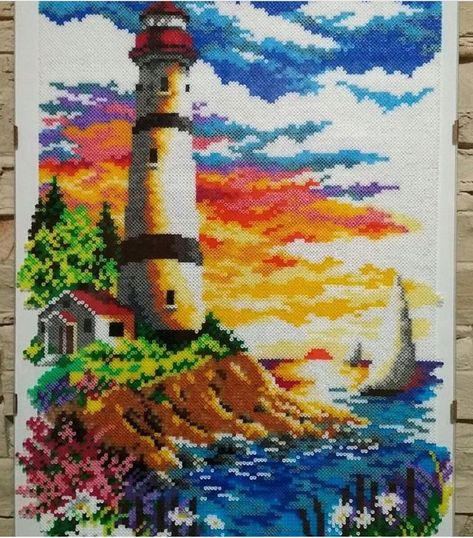 Perler Bead Landscape, Melted Bead Crafts, Perler Bead Mario, Pixel Quilting, Christmas Perler Beads, Summertime Crafts, Hamma Beads Ideas, Easy Perler Bead Patterns, 3d Perler Bead