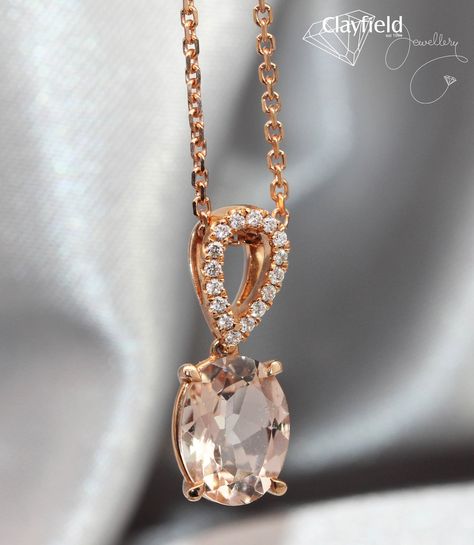 Soft hues of romance, whispered by the earth itself 💖 Embrace the ethereal beauty of Morganite gemstones, a delicate dance between blush tones and timeless allure! Shop our Morganite collection in store & online NOW✨ Morganite Diamond, Blush Tones, Rose Gold Pendant, Ethereal Beauty, Morganite, Round Cut Diamond, Oval Cut, Gold Pendant, Round Cut