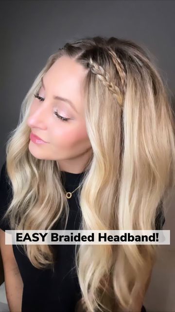 Braid For Thinner Hair, Braid Hairstyles For Thinner Hair, Braid Behind The Ear, 2 Small Braids On Top Of Head, Two Small Braids With Hair Down, Tiny Braids In Hair, Braids Pulled Back, Half Braided Hairstyles, Ugly Hair