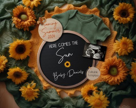 Summer Sunflower Pregnancy Announcement, Digital Spring Baby Announcement, Sunflower Gender Reveal, Boho Editable Template Instagram Sun Boy Summer Time Pregnancy Announcement, Due In June Baby Announcement, Baby Announcing Ideas Summer, Letrozole Baby Announcement, Sunflower Field Pregnancy Announcement, Sunflower Pregnancy Announcement, Spring Baby Announcement Ideas, August Pregnancy Announcement, June Pregnancy Announcement