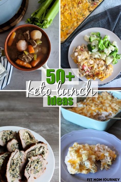 50+ Keto Lunch Ideas - Fit Mom Journey Fresh Meal Ideas, Keto Gumbo, Keto Beef Stew, Low Carb Peanut Butter Cookies, Honey Mustard Chicken Thighs, Keto Lunch Recipes, Group Recipes, Keto Chicken Soup, Keto Lunches