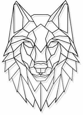 Pin by Shaleny Quintana on tattos | Geometric wolf, Geometric art animal, Geometric art Geometric Wolf Tattoo, Geometric Art Animal, Geometric Wolf, Desain Quilling, Art Noir, Geometric Design Art, Geometric Drawing, Pencil Drawings Easy, Laser Cut Metal