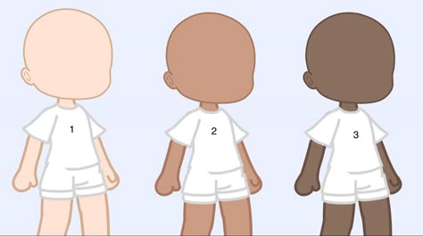 Gacha Skin Color, Gacha Club Skin Colors Ideas, Gacha Club Skin Colors, Gacha Skin Tones, Tan Skin Tone, Black Banner, Oc Base, Club Face, Club Hairstyles