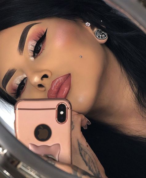 boujee <3 on Instagram: “Which look is your fav?💓 Cr: @rocksyness” Nails Xoxo, Christmas Party Makeup, 2016 Makeup, Romantic Makeup, Pretty Eyeshadow, Party Make-up, Full Glam, Makeup Is Life, Birthday Makeup