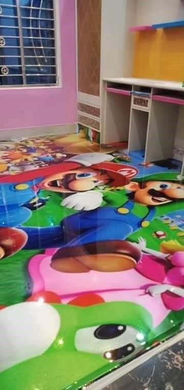 3d epoxy flooring gareeented and washing bedroom and washroom Epoxy Floor Designs, Epoxy Floor 3d, Resin Floor, 3d Epoxy, Floor Designs, Epoxy Flooring, Living Room Styles, Curtain Room, Interior Windows